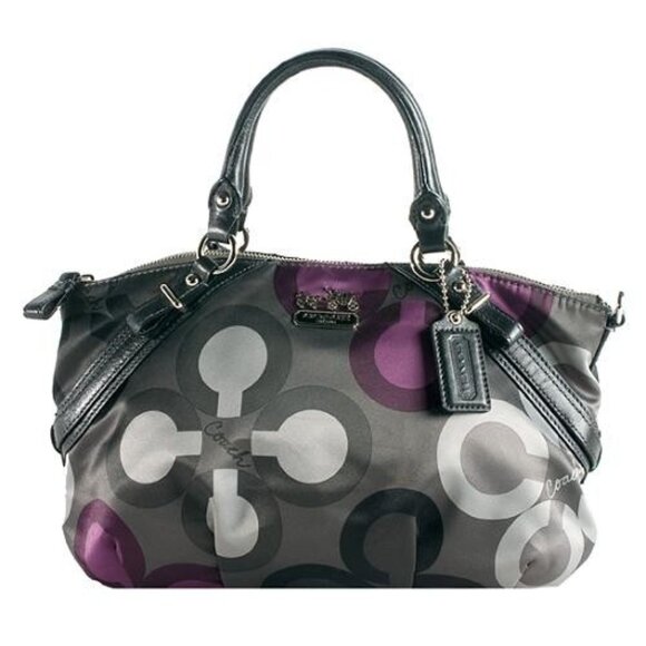 Coach Madison Clover Sophia  Sateen Shoulder Bag Purse m - Picture 1 of 10